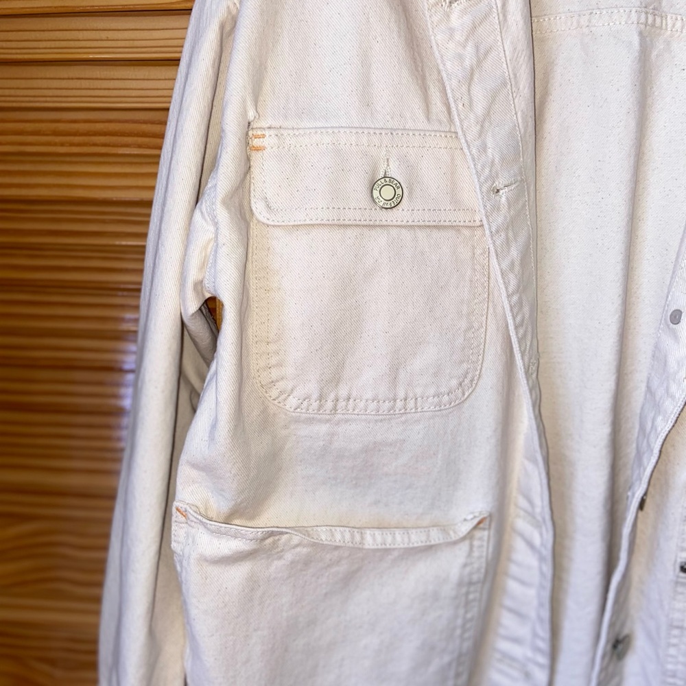 beige utility jacket pull & bear - Picture 2 of 7